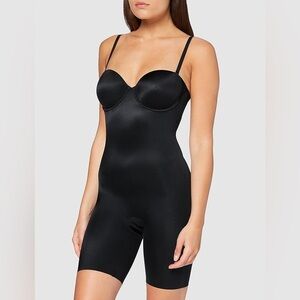 SPANX Black Sculpting Longline Bodysuit Shapewear